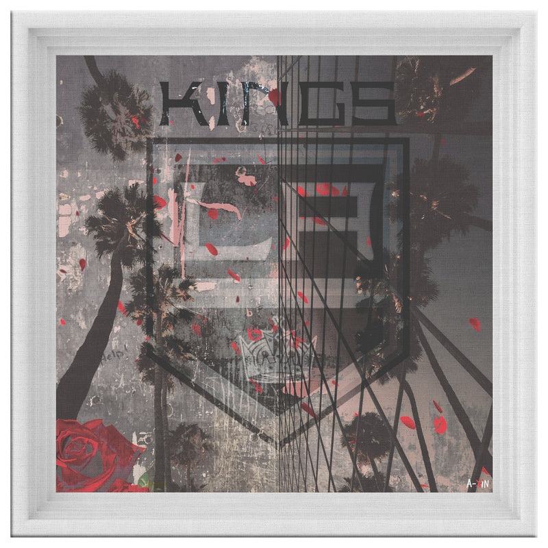 LA Kings Printed Illusion Frame White