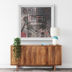 LA Kings Printed Illusion Frame White