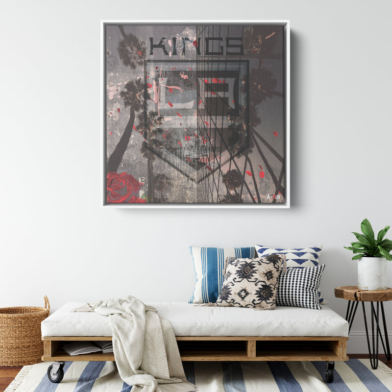 LA Kings Wood Frame