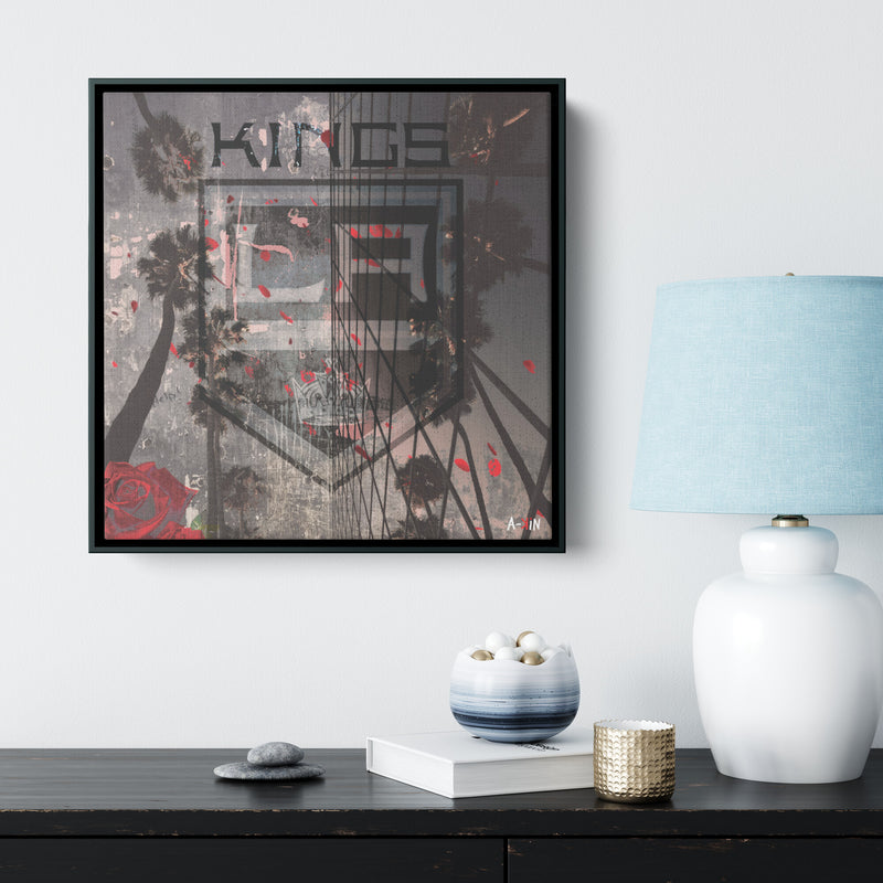 LA Kings Wood Frame