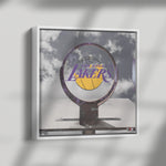LA Lakers Wood Frame