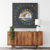 LA Rams Printed Illusion Frame Black