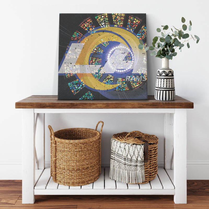 LA Rams Printed Illusion Frame Green