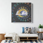 LA Rams Wood Frame