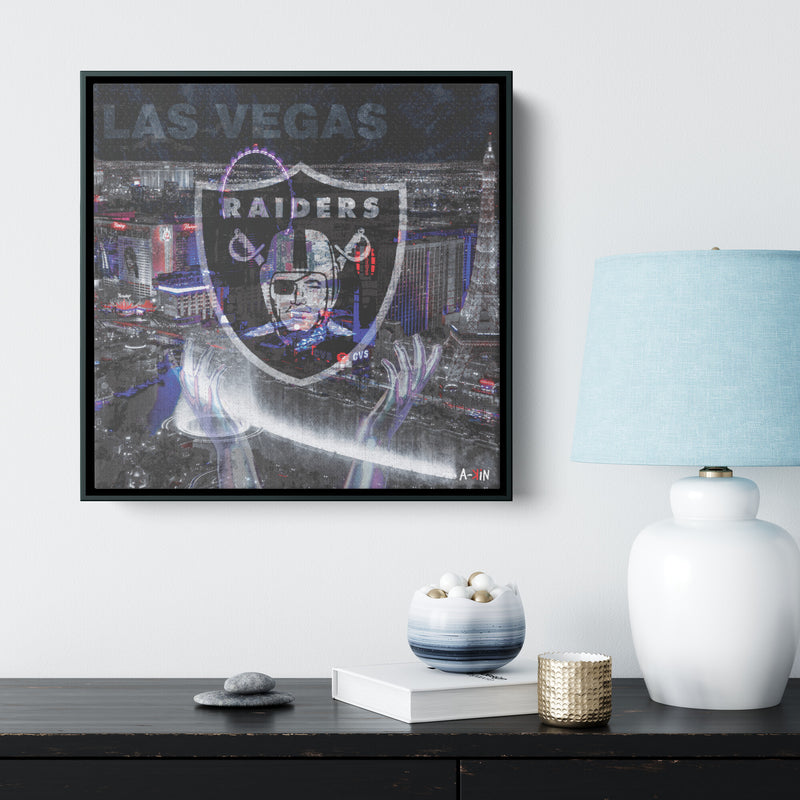 Las Vegas Raiders Wood Frame