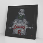 Le Bron Color Printed Illusion Frame Black