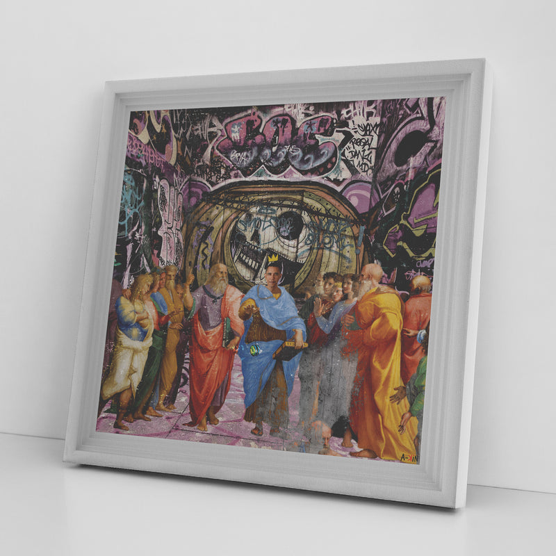 Lets Play Printed Illusion Frame White
