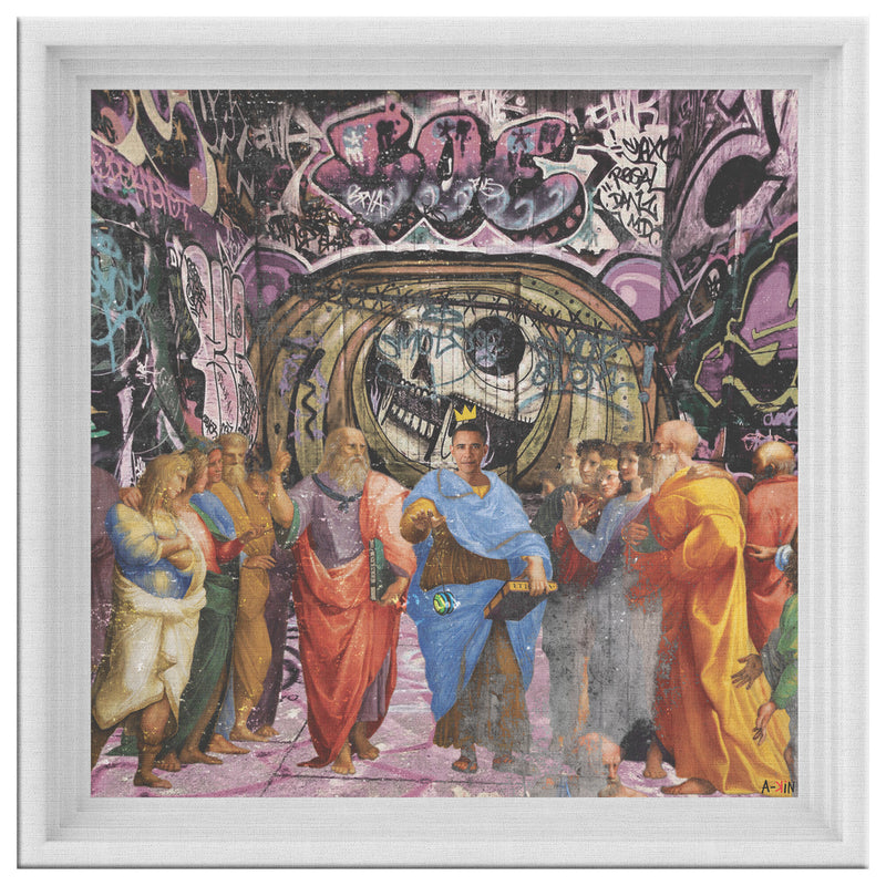 Lets Play Printed Illusion Frame White