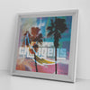 Los Angeles Chargers Printed Illusion Frame White