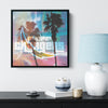 Los Angeles Chargers Wood Frame