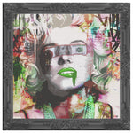 Lost In Translation Printed Illusion Frame Black