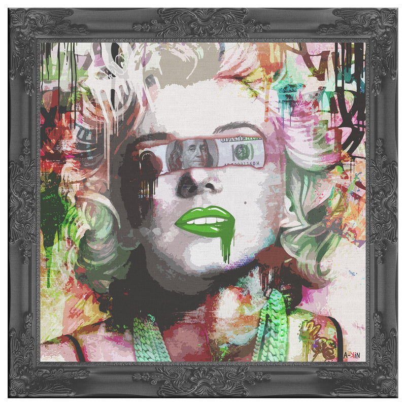 Lost In Translation Printed Illusion Frame Black