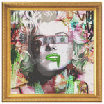 Lost In Translation Printed Illusion Frame Gold