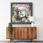 Lost In Translation Printed Illusion Frame Black