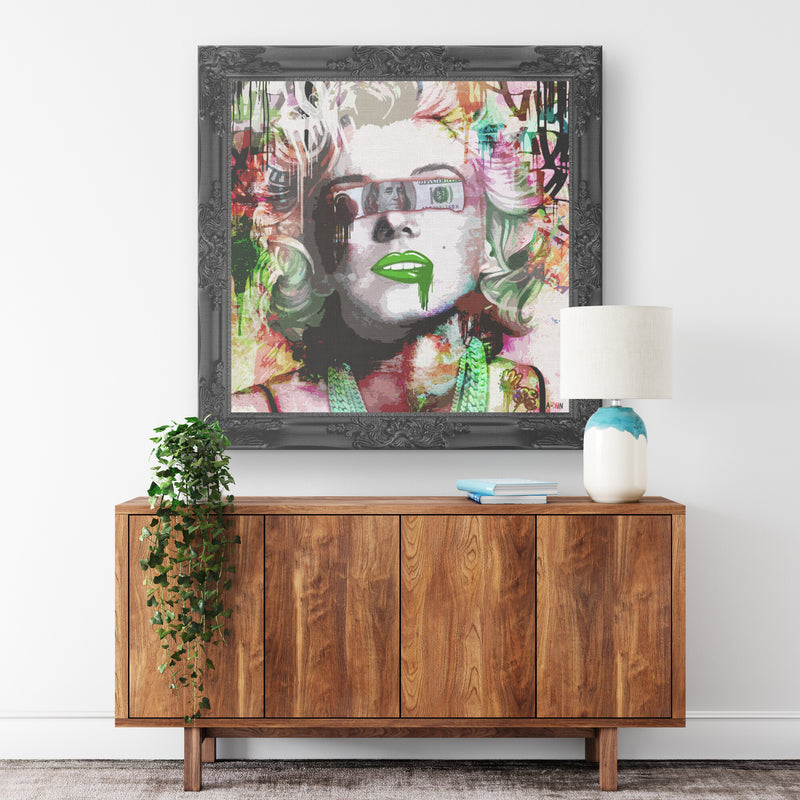 Lost In Translation Printed Illusion Frame Black