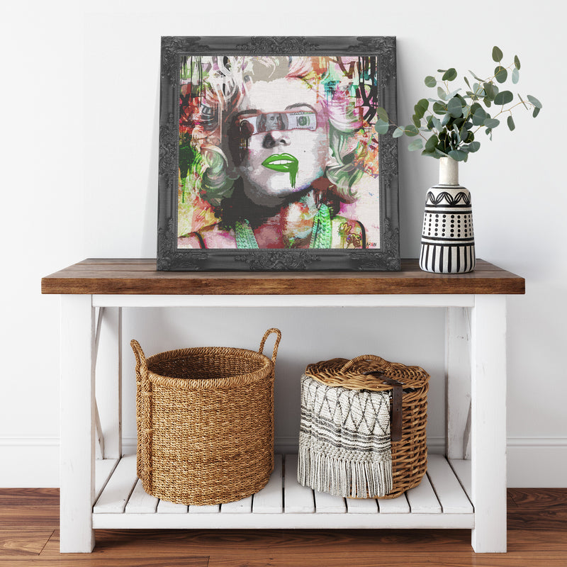 Lost In Translation Printed Illusion Frame Black