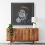 M Jackson Printed Illusion Frame Black