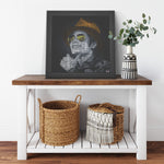 M Jackson Printed Illusion Frame Black