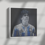 Maradona Color Wood Frame