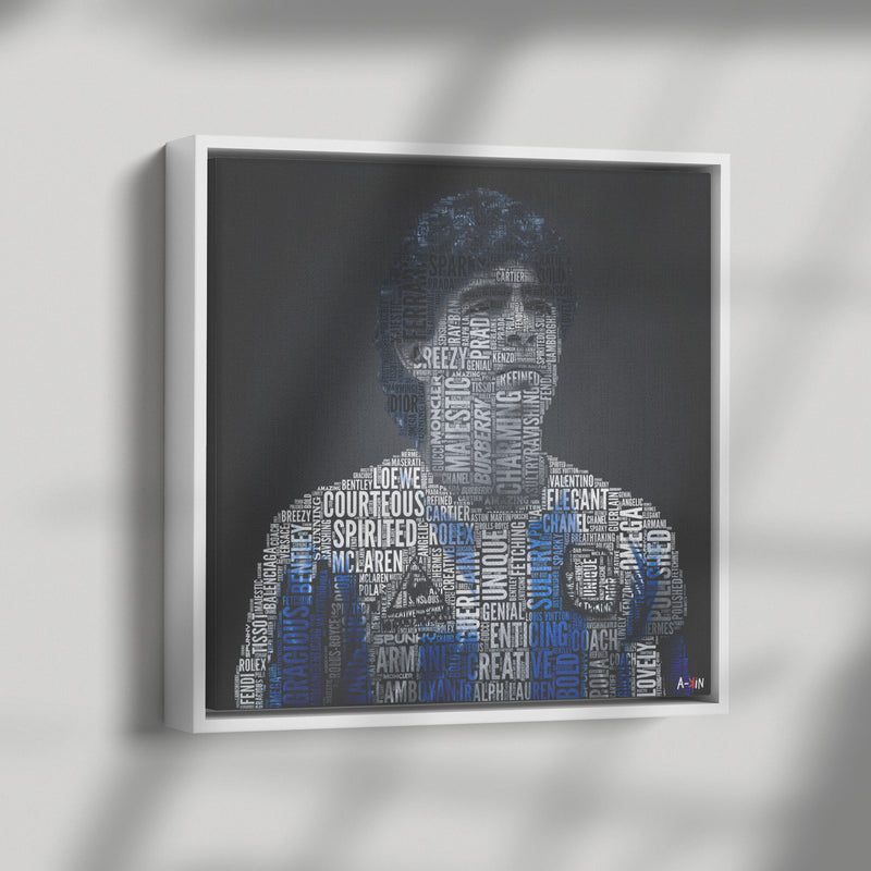 Maradona Color Wood Frame