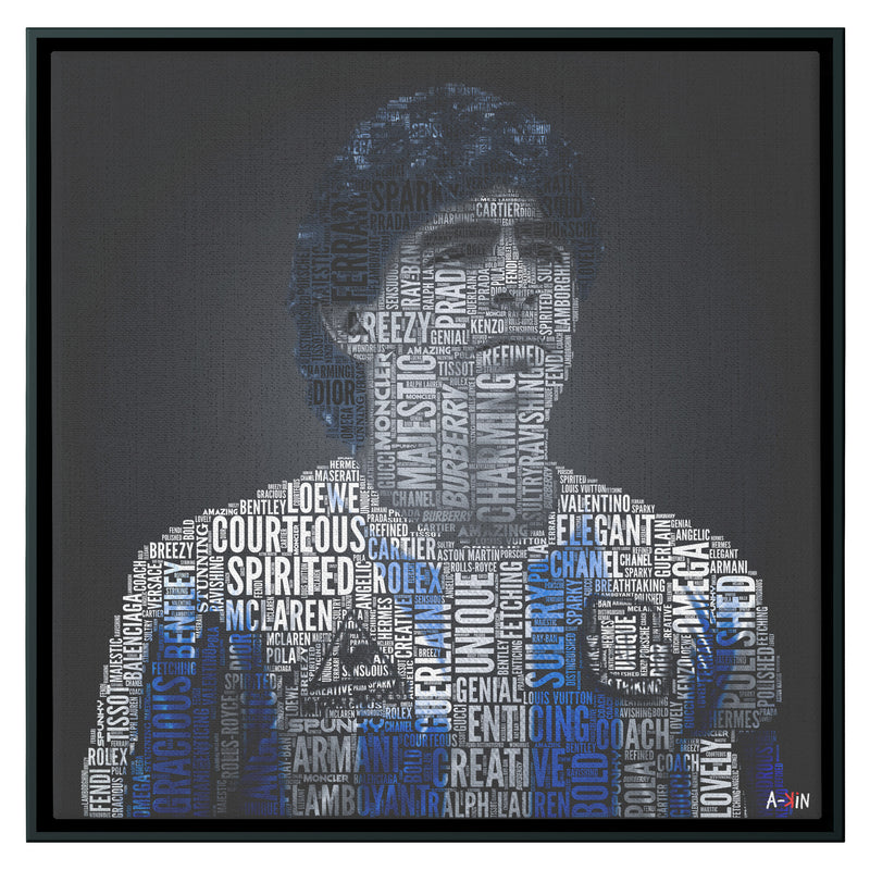 Maradona Color Wood Frame