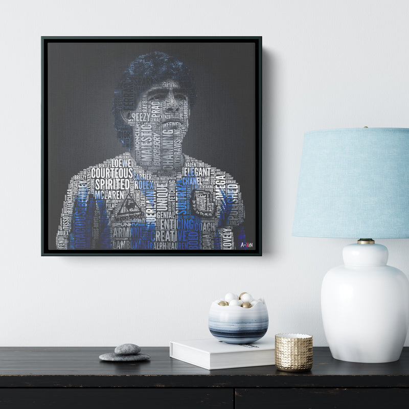 Maradona Color Wood Frame