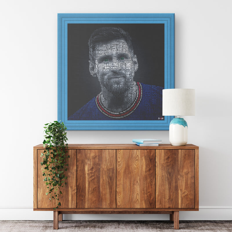 Messi Printed Illusion Frame Blue