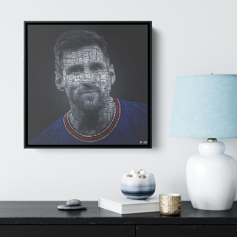 Messi Wood Frame