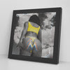 Miami Marlins Printed Illusion Frame Black