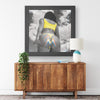 Miami Marlins Printed Illusion Frame Black