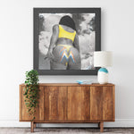 Miami Marlins Printed Illusion Frame Black