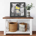 Miami Marlins Printed Illusion Frame Black