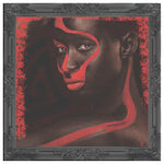 Milan Printed Illusion Frame Black
