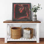 Milan Printed Illusion Frame Black
