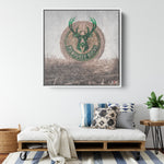 Milwaukee Bucks Wood Frame