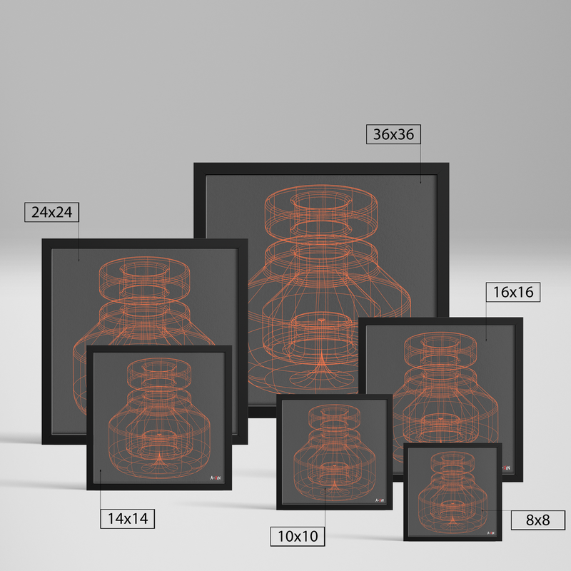 Minimal Blackorange Design