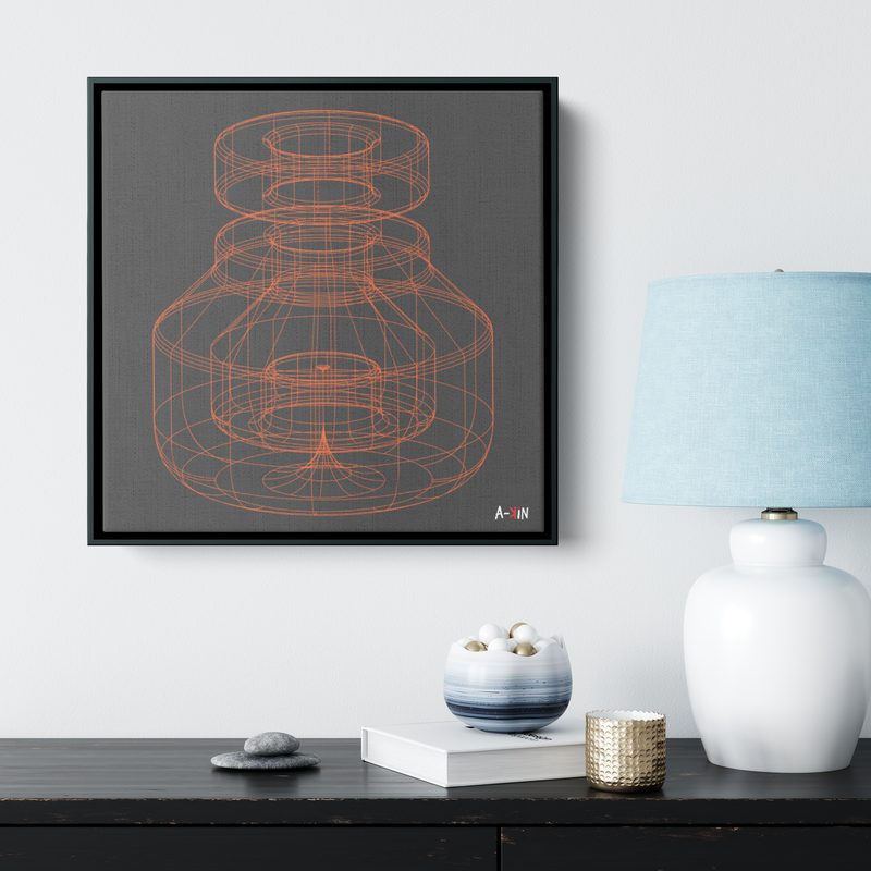 Minimal Blackorange Design