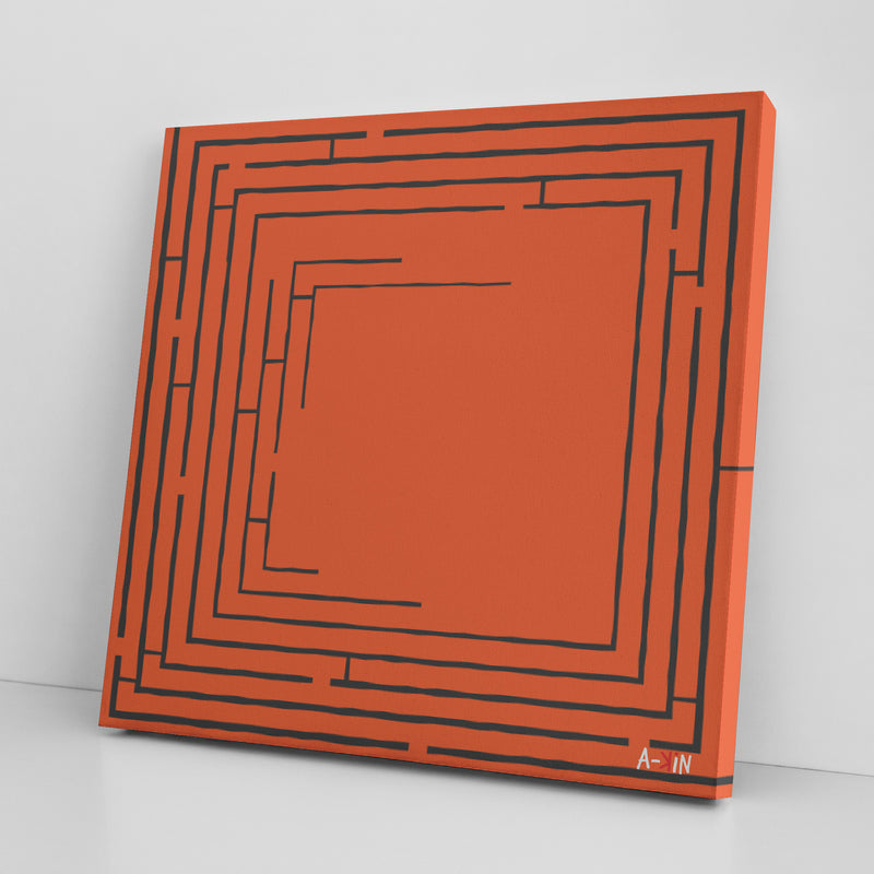 Minimal Orange Labirint