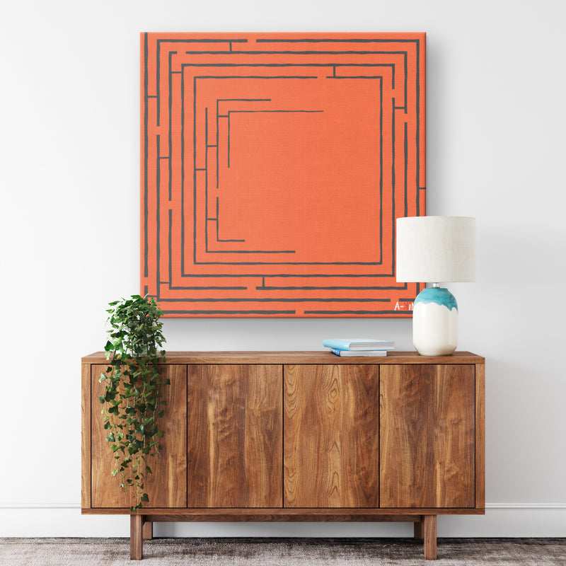 Minimal Orange Labirint