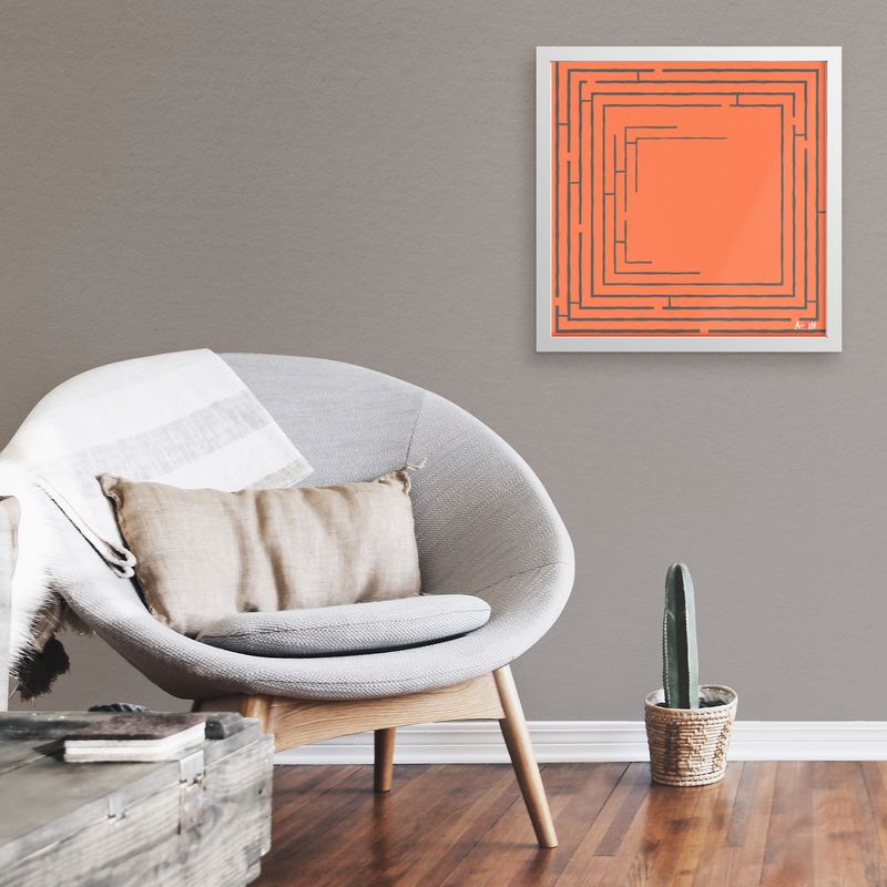 Minimal Orange Labirint