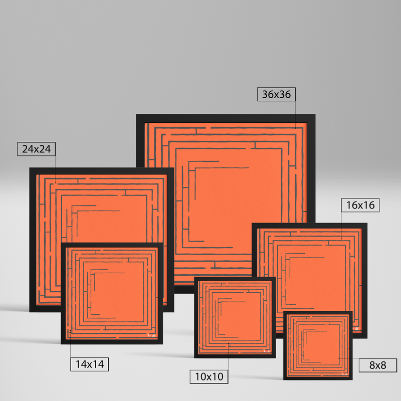 Minimal Orange Labirint
