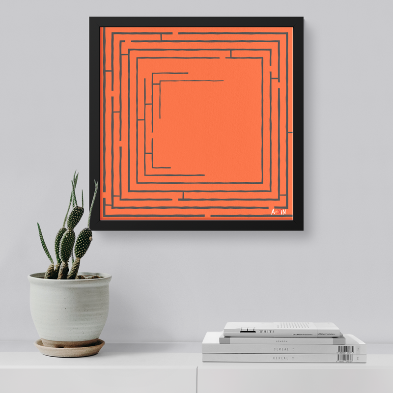 Minimal Orange Labirint