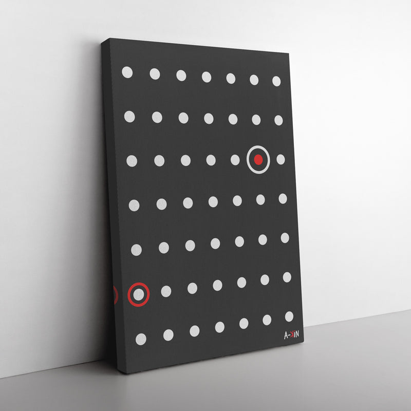 Minimalist Pacman Canvas