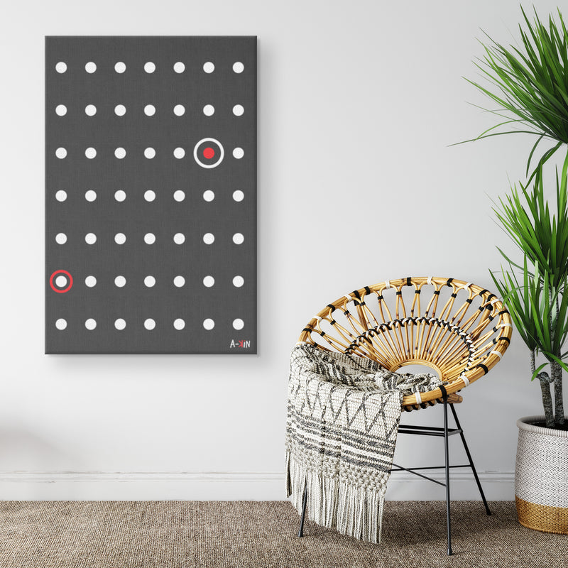 Minimalist Pacman Canvas