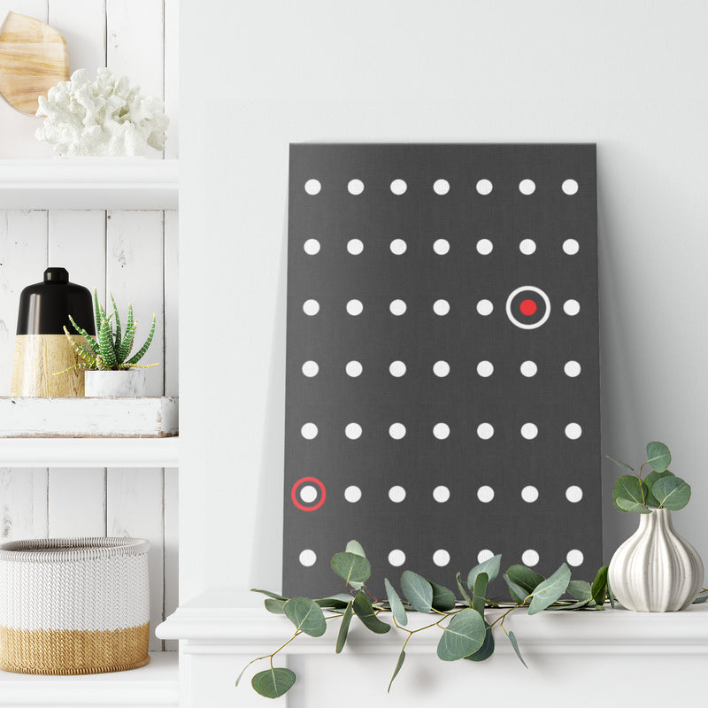 Minimalist Pacman Canvas
