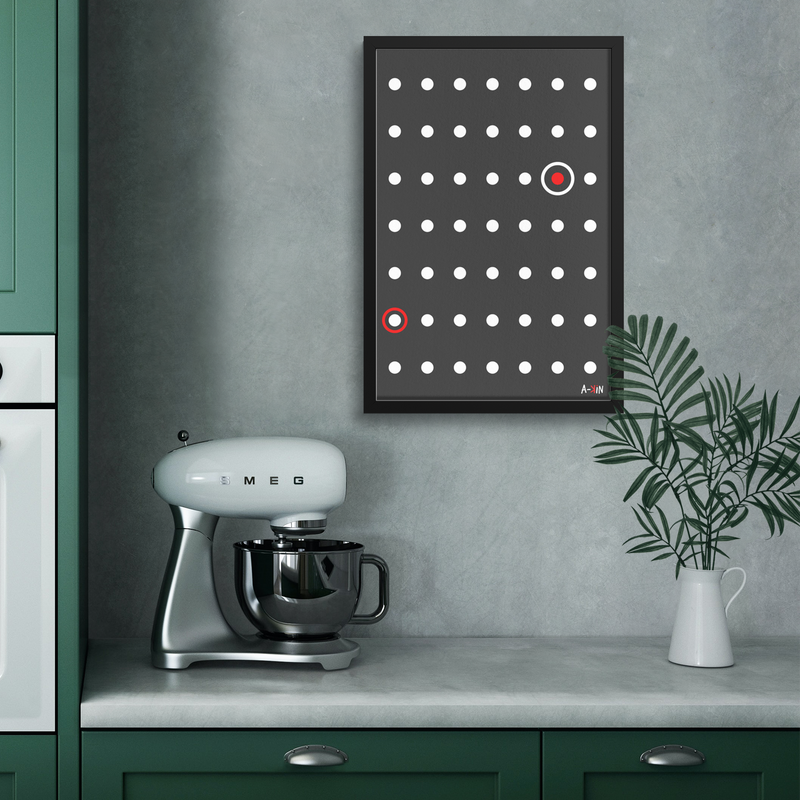 Minimalist Pacman Canvas