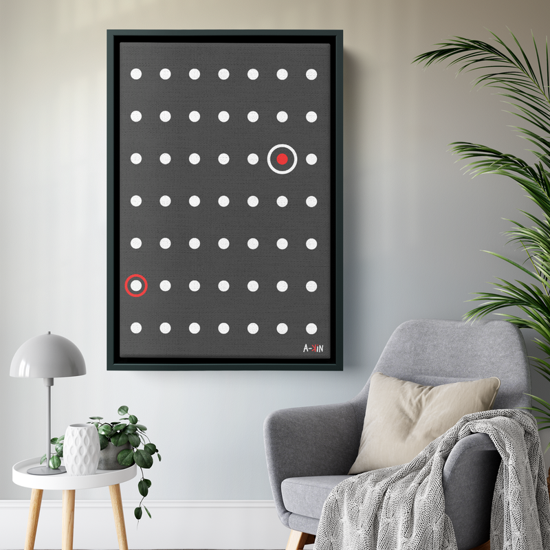 Minimalist Pacman Canvas