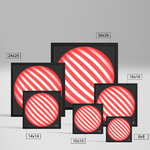 Minimalist Red Circle