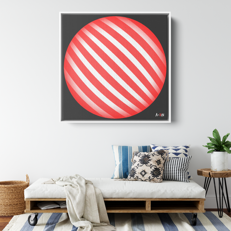 Minimalist Red Circle