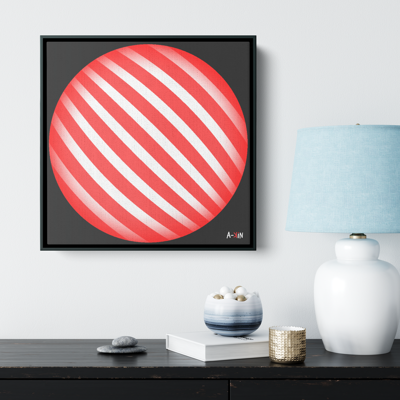 Minimalist Red Circle